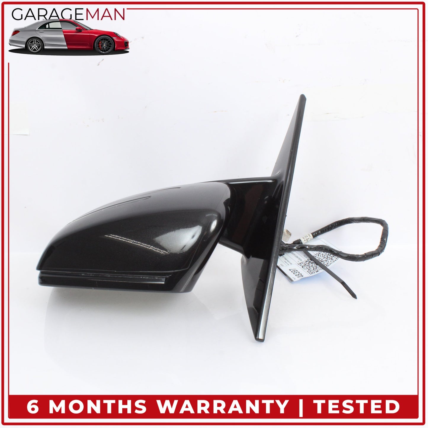 2007-2014 Mercedes-Benz CL550 W216 Coupe Front Left Door Rear View Mirror w/ Blind Spot 2168101776 OEM