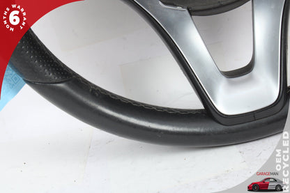 15-18 Mercedes-Benz C300 W205 Steering Wheel Black w/ Paddle Shifters 0004601803