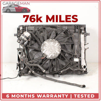 2012-2019 BMW 650i F13 Engine Radiator Cooling Fan Motor Assembly OEM