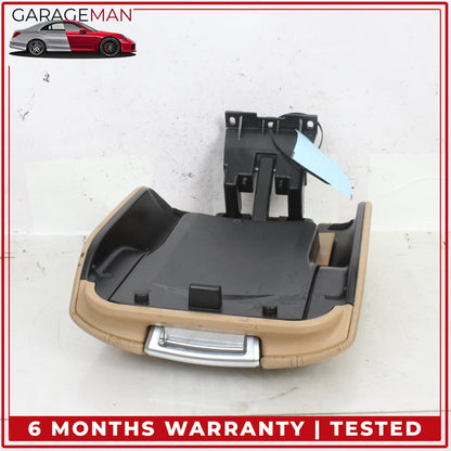 2011-2018 Porsche Cayenne 958 Front Center Console Armrest Lid Cover Beige OEM