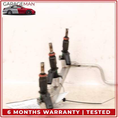 2005-2012 Mercedes W211 E350 SLK300 Fuel Injector Rail w/ Fuel Injectors OEM