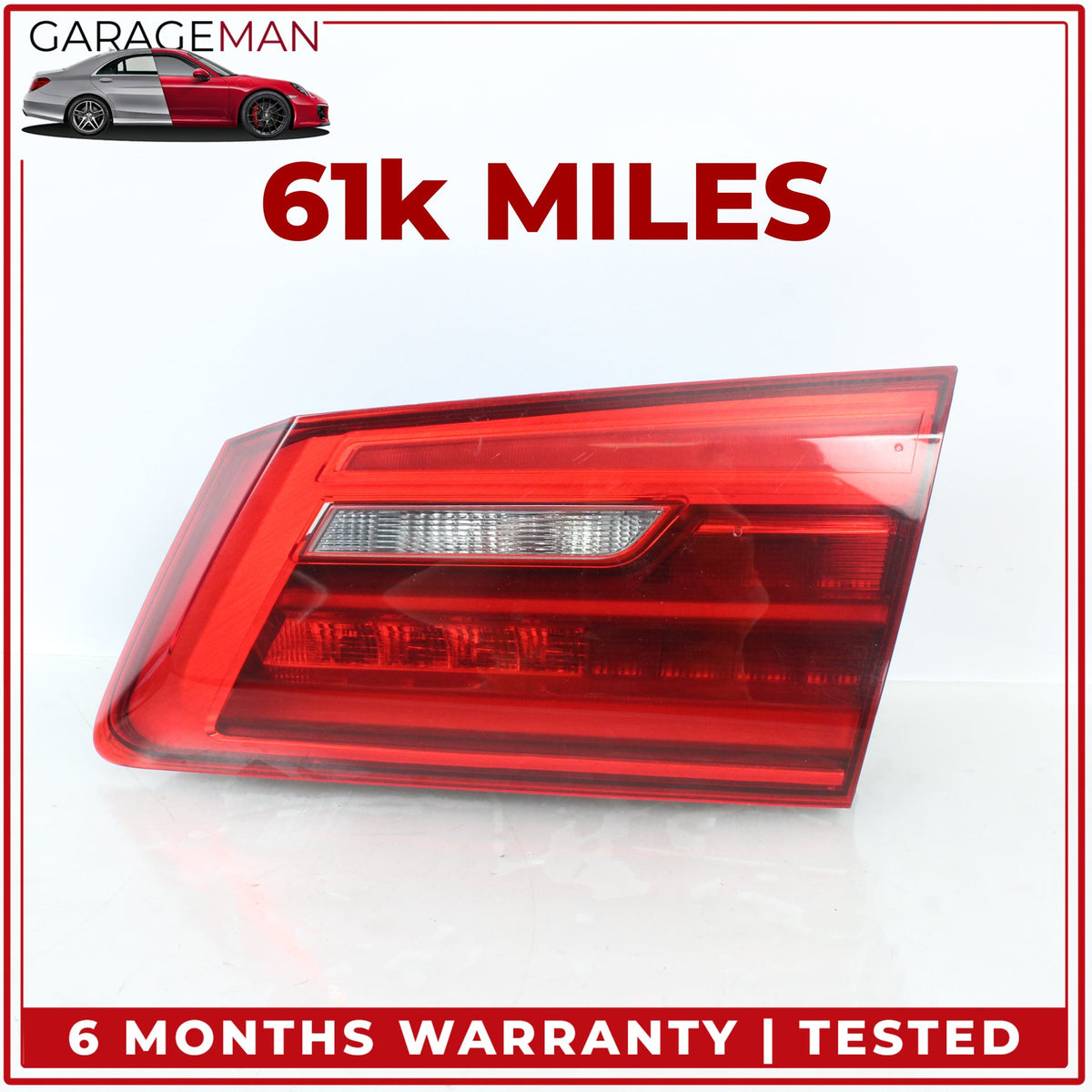 2017-2023 BMW 530e G30 Sedan Rear Right Side Inner Tail Light Lamp 9481824 OEM