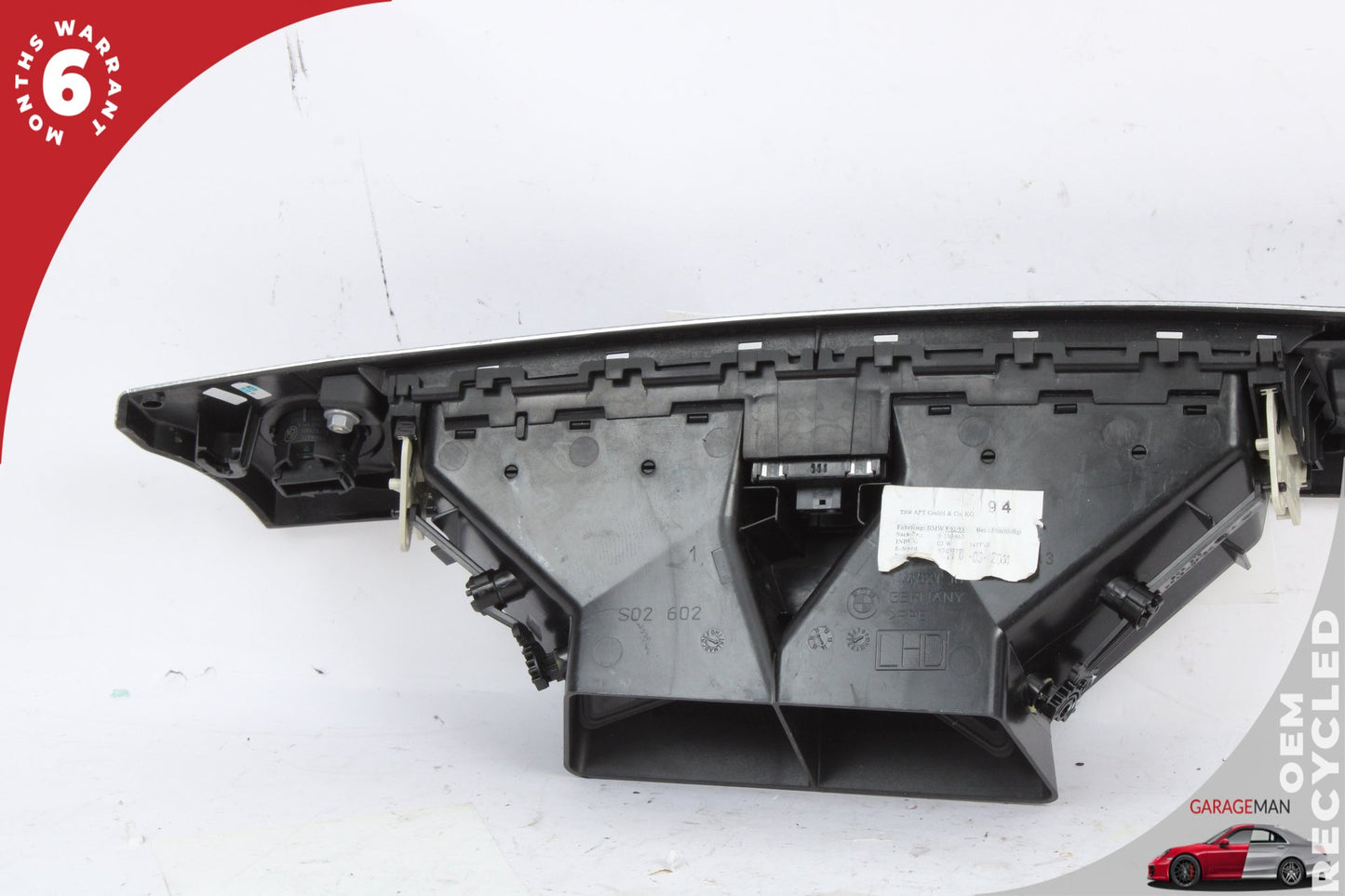 2007-2013 BMW 335is Front Dash AC Air Vent Grille Panel w/ Engine Switch OEM