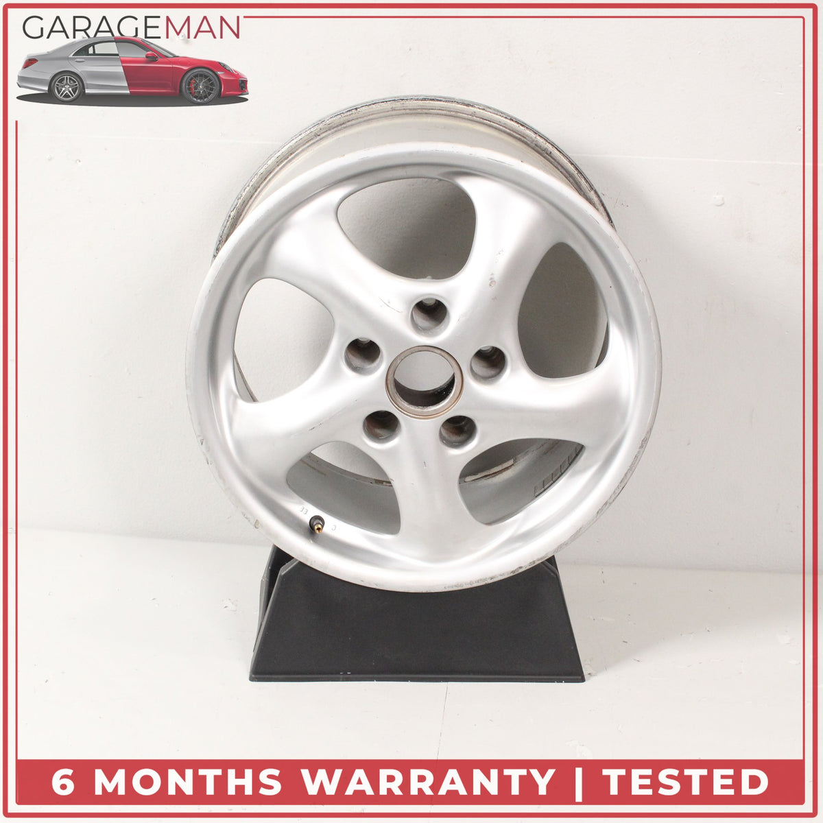 1999-2001 Porsche 911 Carrera 996 Rear Side Wheel Rim 9X17 ET55 99636212800 OEM