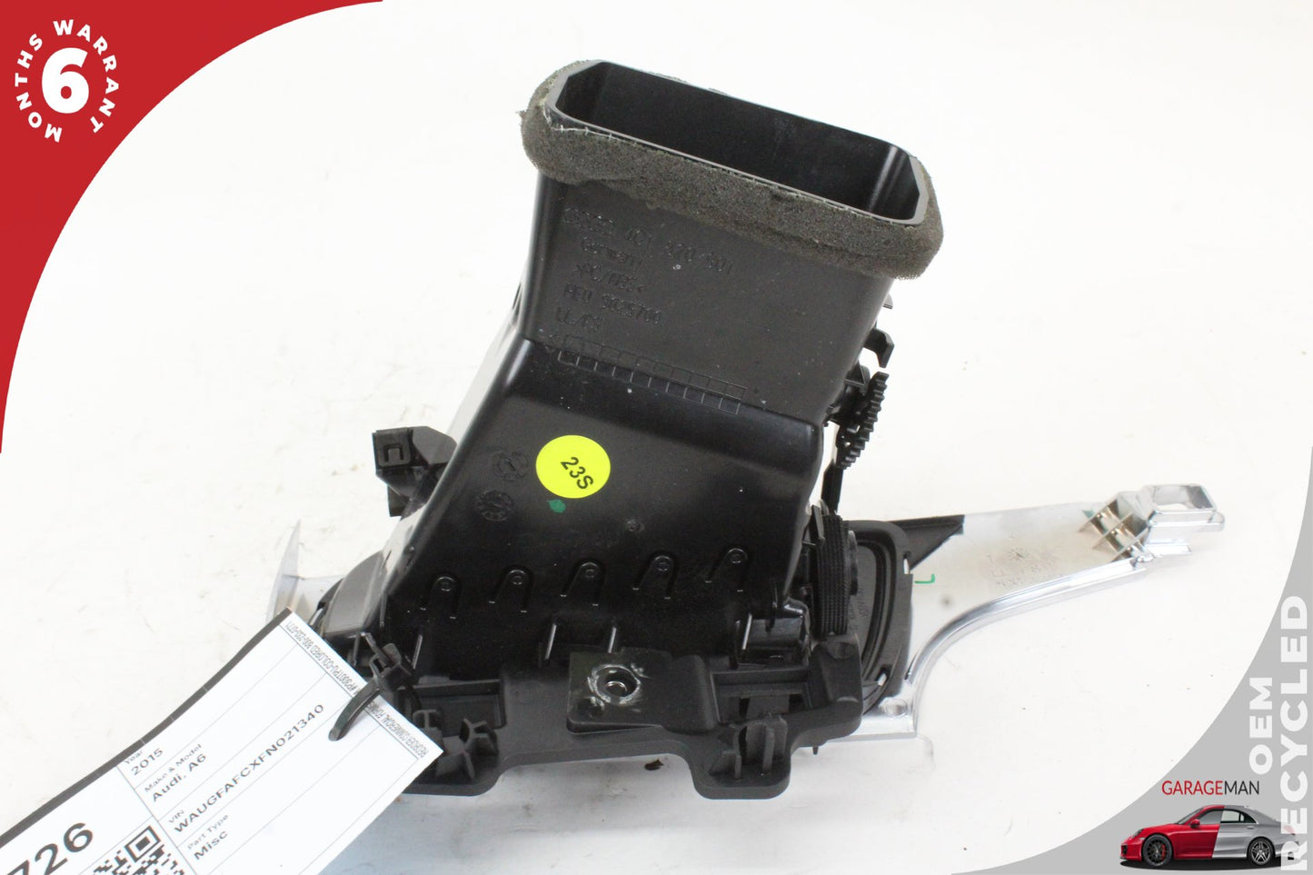 12-18 Audi A6 C7 Sedan Left Dash Air Vent 4G1820901 Genuine