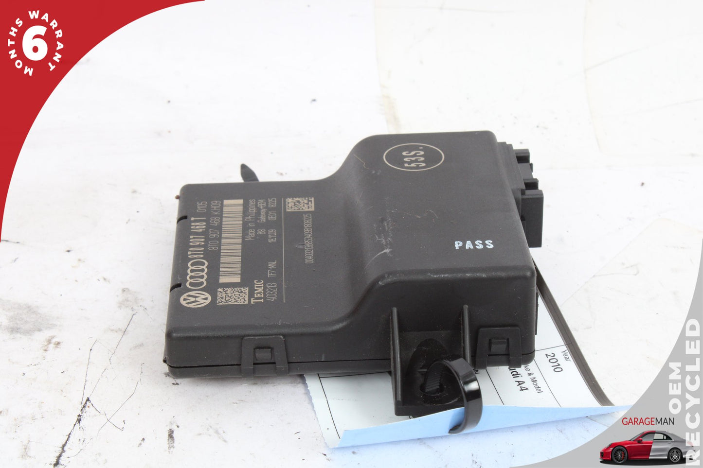 2009-2012 Audi A4 Gateway Interface Control Module 8T0907468T