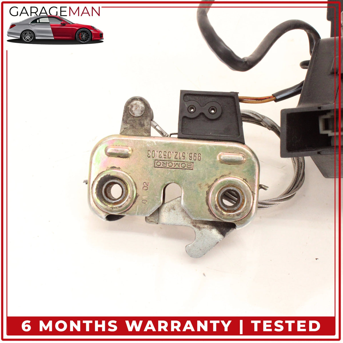 1999-2005 Porsche 911 Carrera Rear Trunk Lid Lock Latch w/ Release Actuator OEM