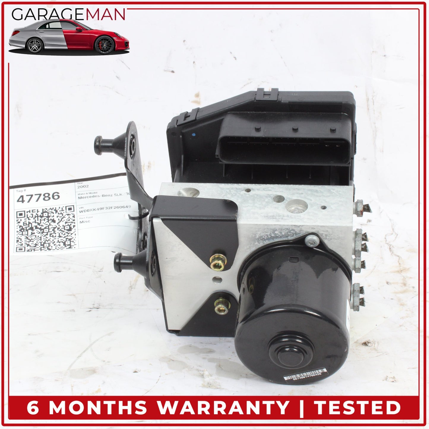 2001-2004 Mercedes R170 SLK230 ABS Anti Lock Brake Pump Module 1705450132 OEM