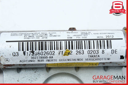 12-20 Mercedes R172 SLK250 SLC300 Right Passenger Door Airbag 1728602602 OEM