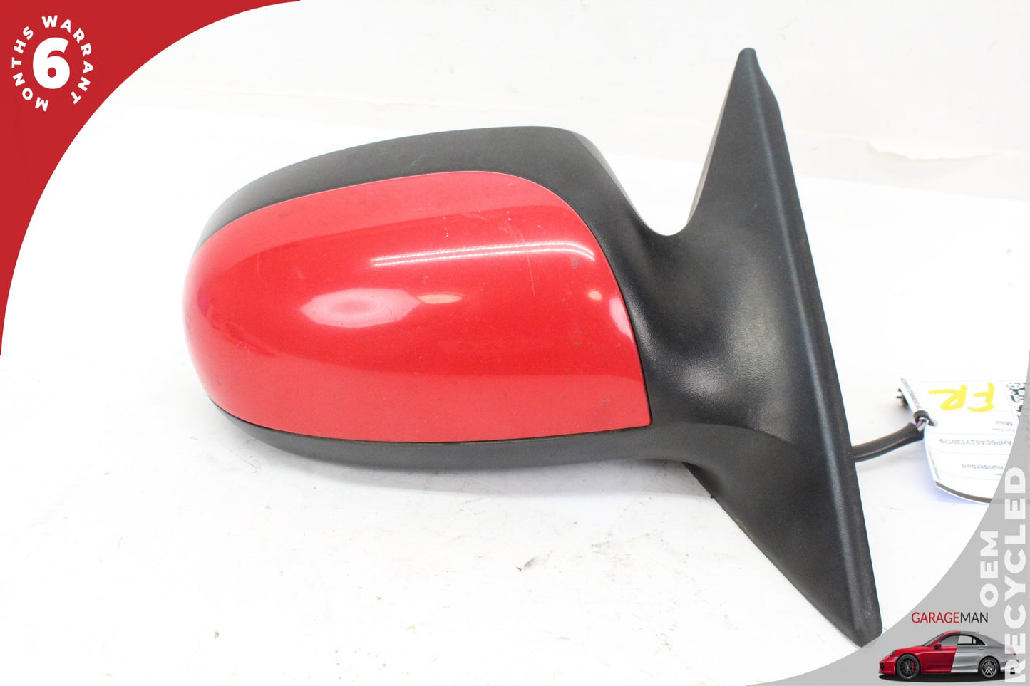 2002-2005 Ford Thunderbird Front Right Door Rear View Mirror Red 1W6Z17682BA OEM