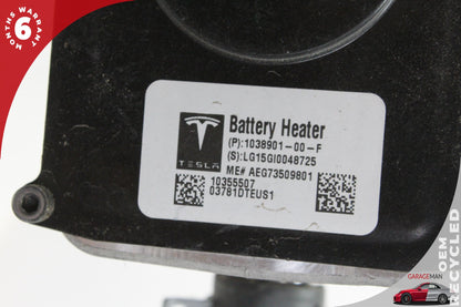 2012-2015 Tesla Model S Electric Battery Heater w/ Wire Harness 103890100F OEM
