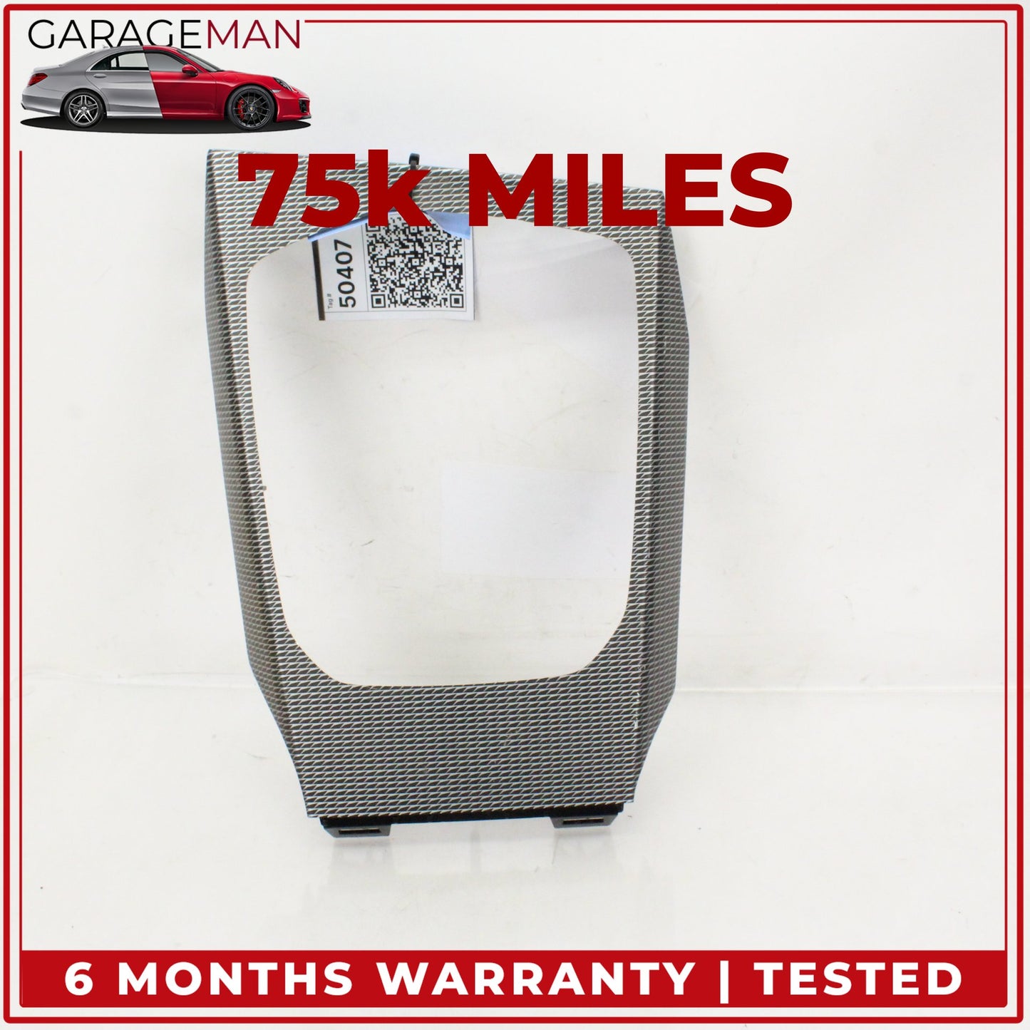 2019-2024 BMW M340i G20 Center Console Shifter Trim Bezel Cover Aluminum OEM