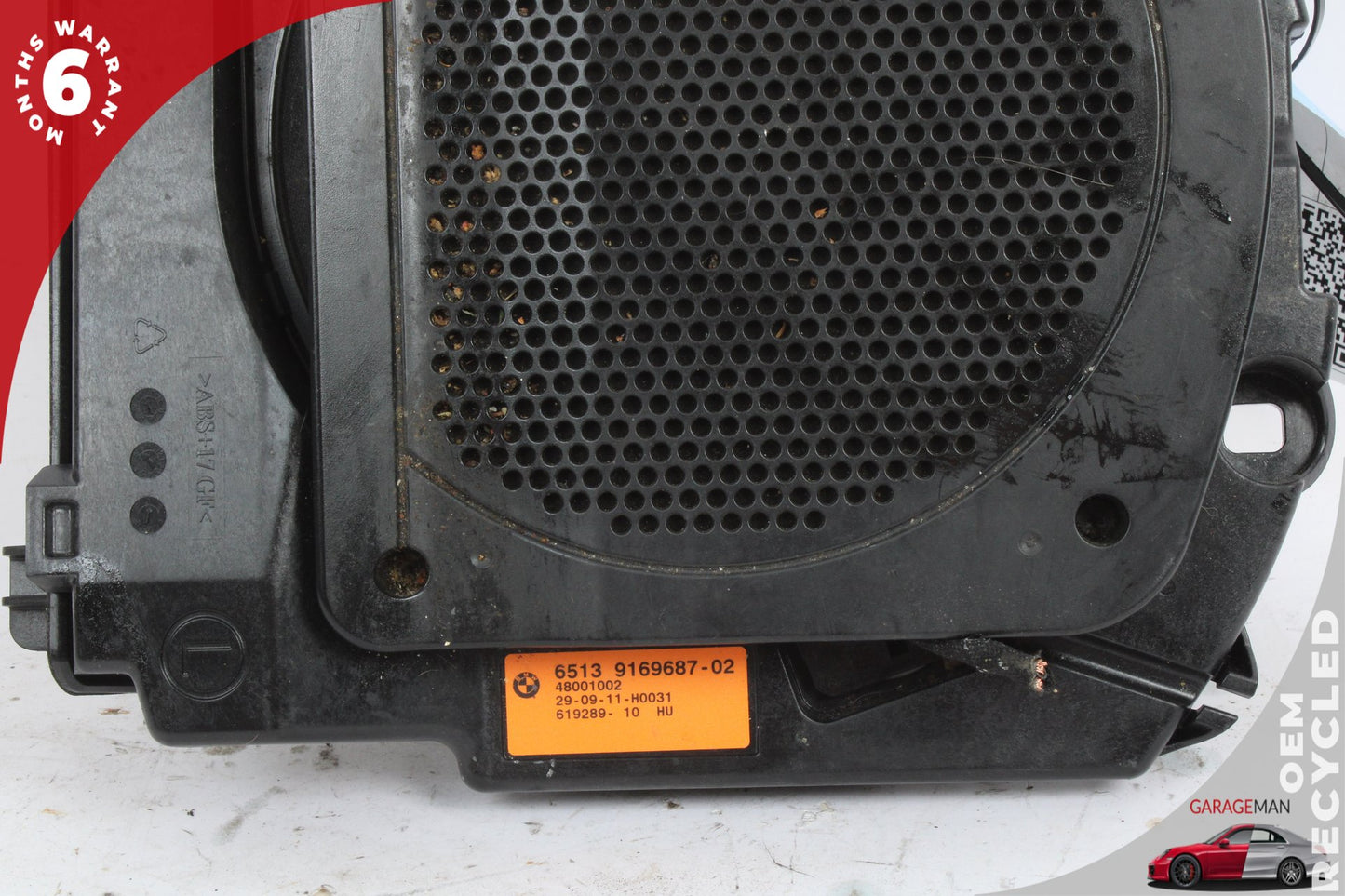 2011-2016 BMW 550i F10 Rear Left Harman Kardon Underseat Audio Subwoofer 9169687