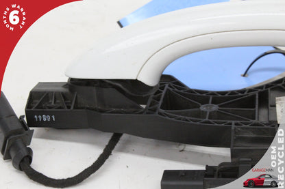 2007-2015 Audi Q7 Front Right Exterior Door Handle White Keyless 4L0837205 OEM