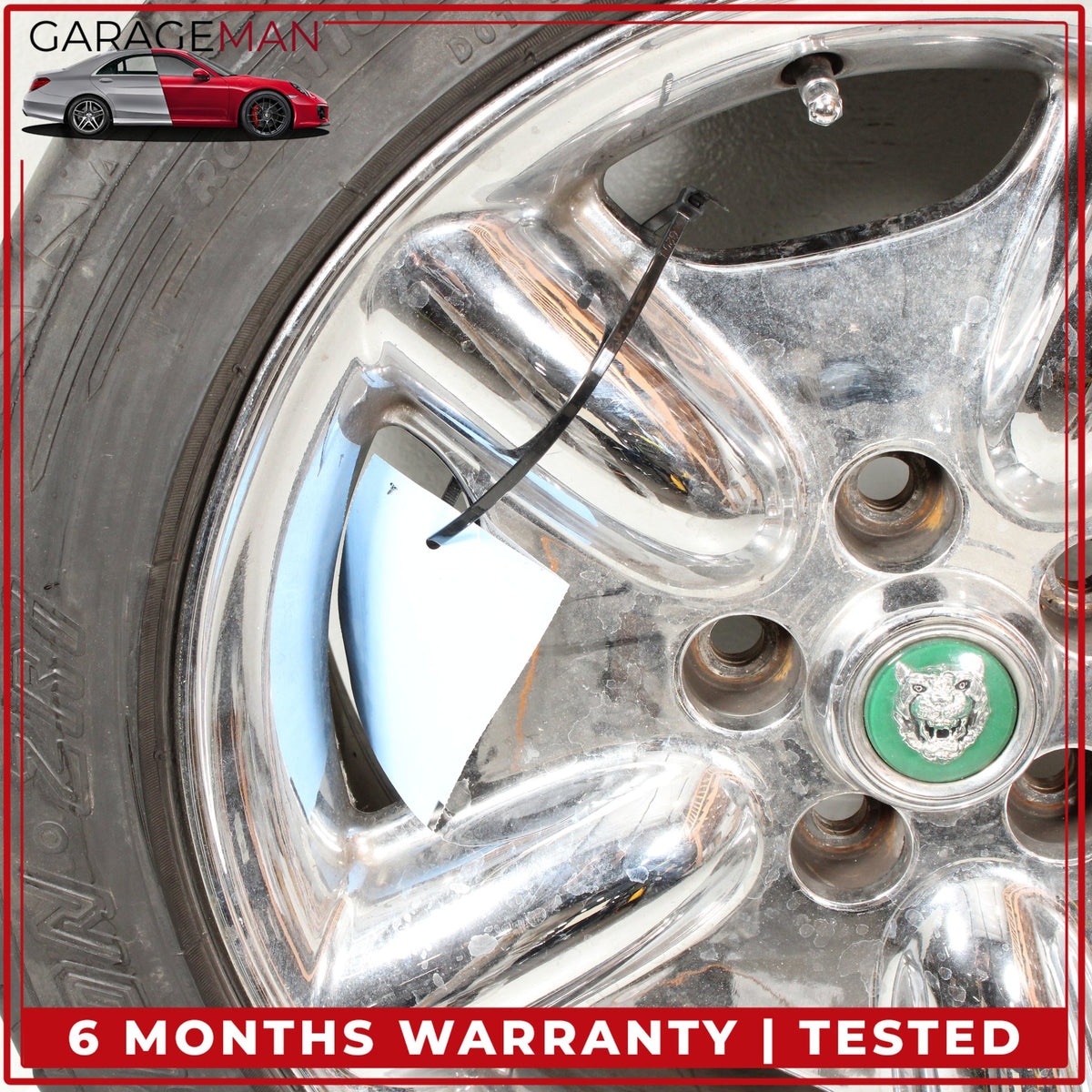 1997-1999 Jaguar XK8 Front or Rear Wheel Rim w/ Tire 8Jx17CHx33 MJA6116AB OEM