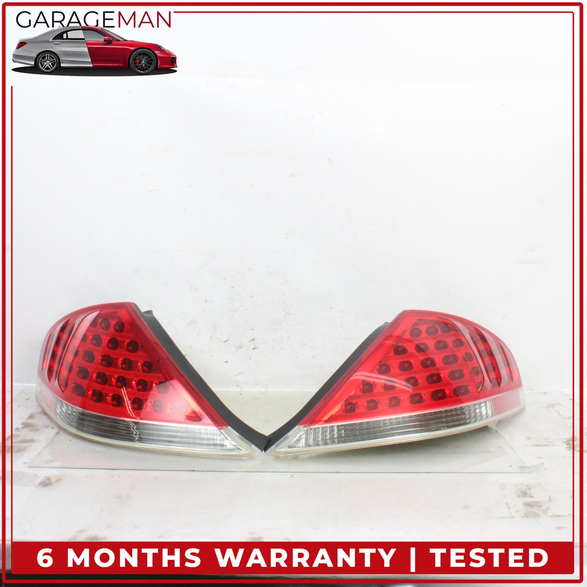 2004-2007 BMW 650i E64 Rear Left & Right Side Tail Light Lamp OEM