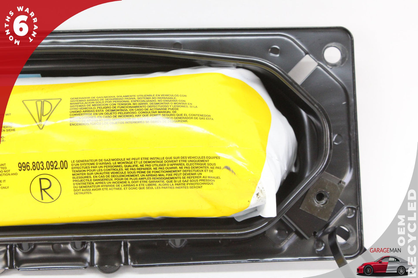 1999-2005 Porsche 911 996 Coupe Front Right Passenger Side Door Airbag 99680309200