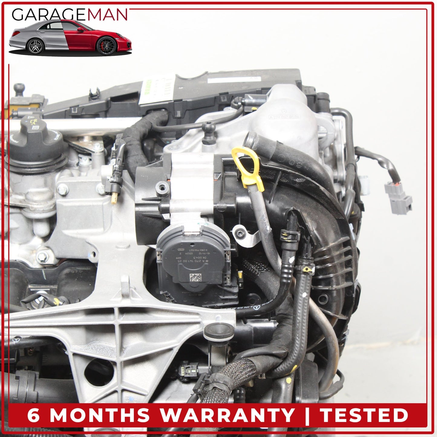 2015-2020 Mercedes W205 C300 SLC300 M274 2.0L Engine Motor Block Assembly OEM
