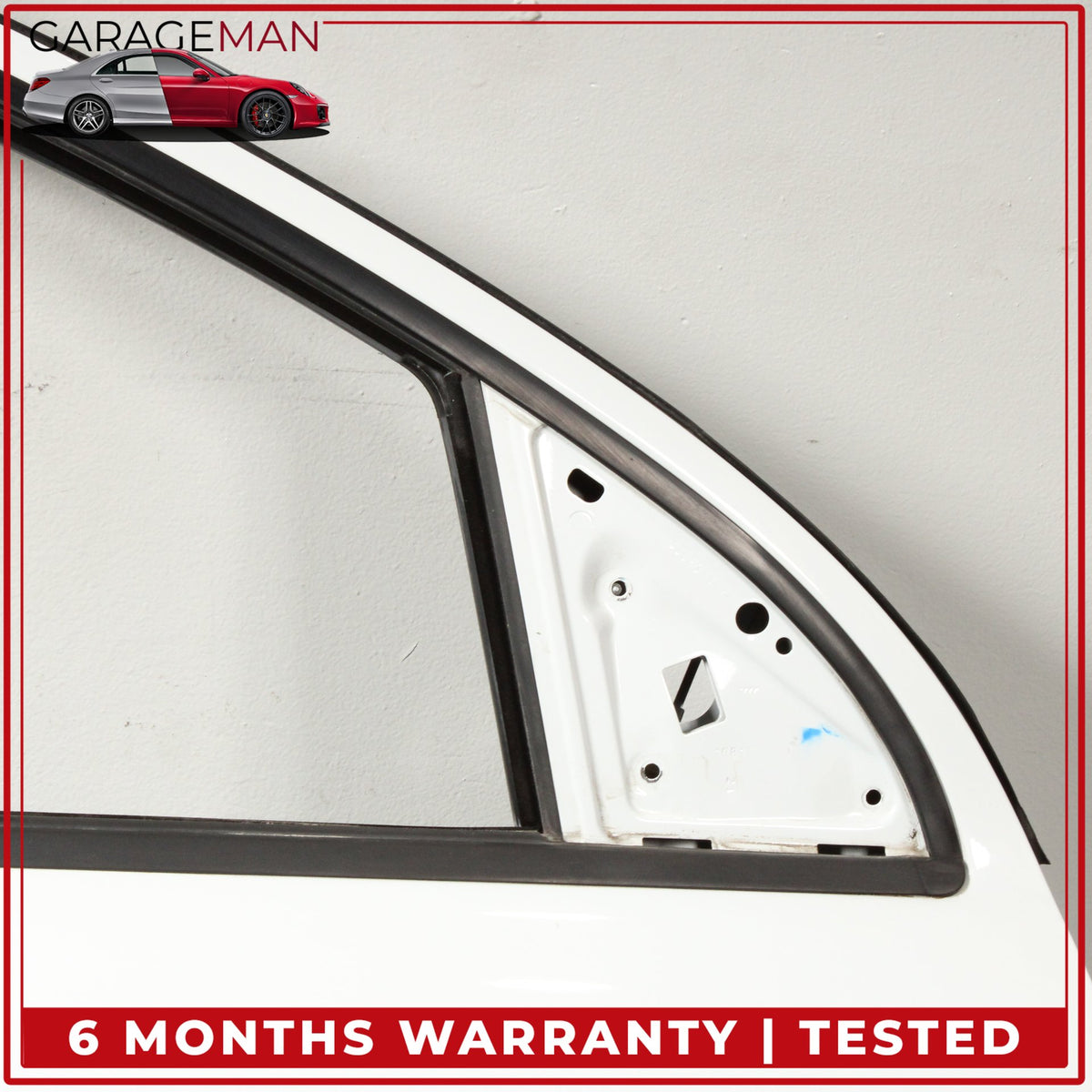 2007-2015 Audi Q7 Front Right Side Door Shell Glacier White Metallic OEM
