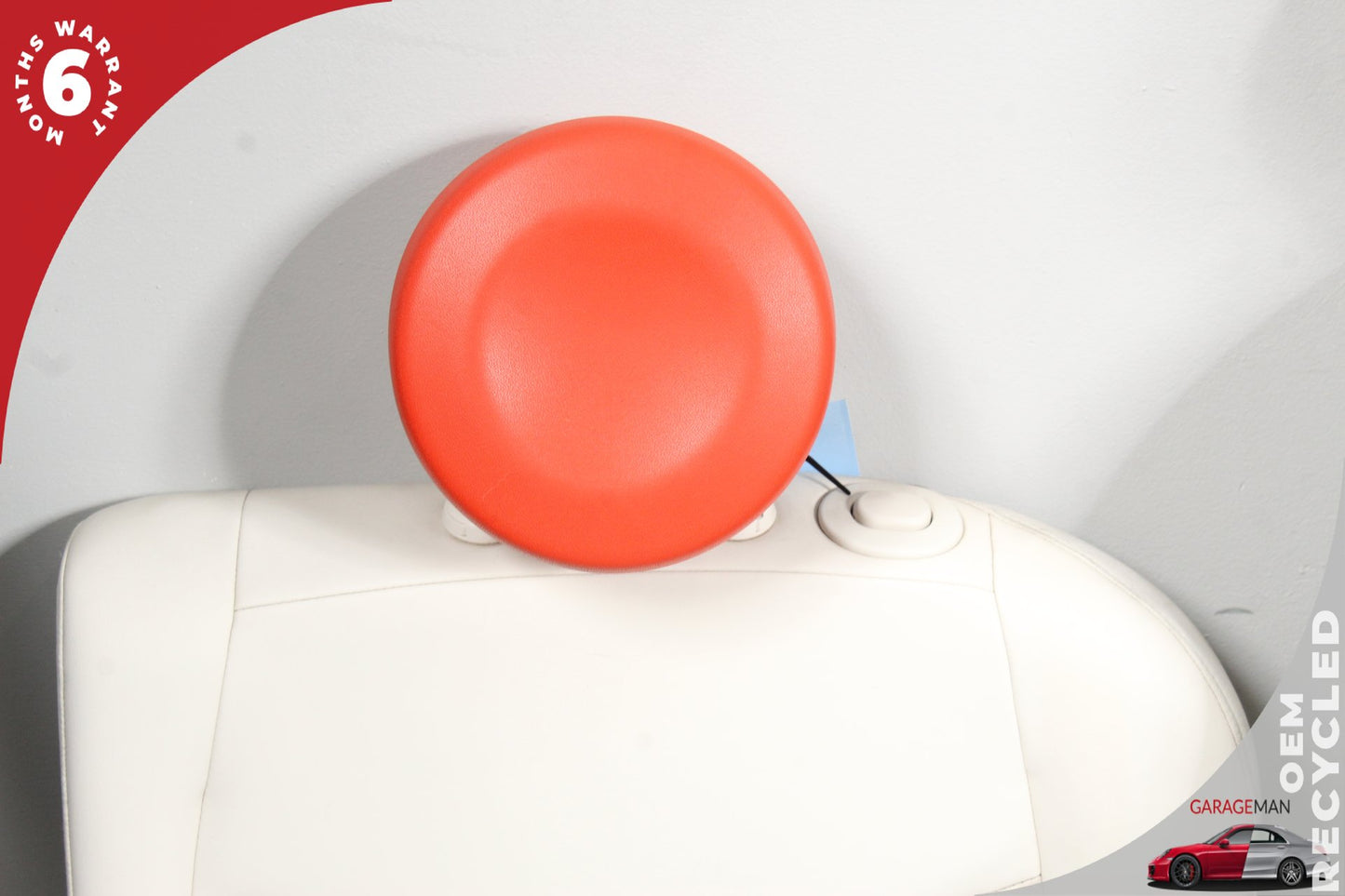 2013-2019 Fiat 500e Front and Rear Complete Seat Assembly White and Red OEM