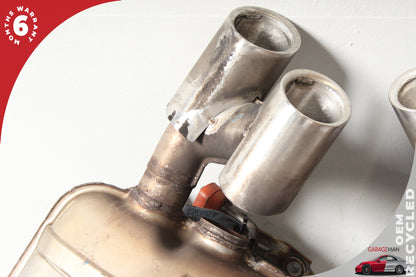 2011 Porsche Panamera Sedan Exhaust Muffler Left and Right Side