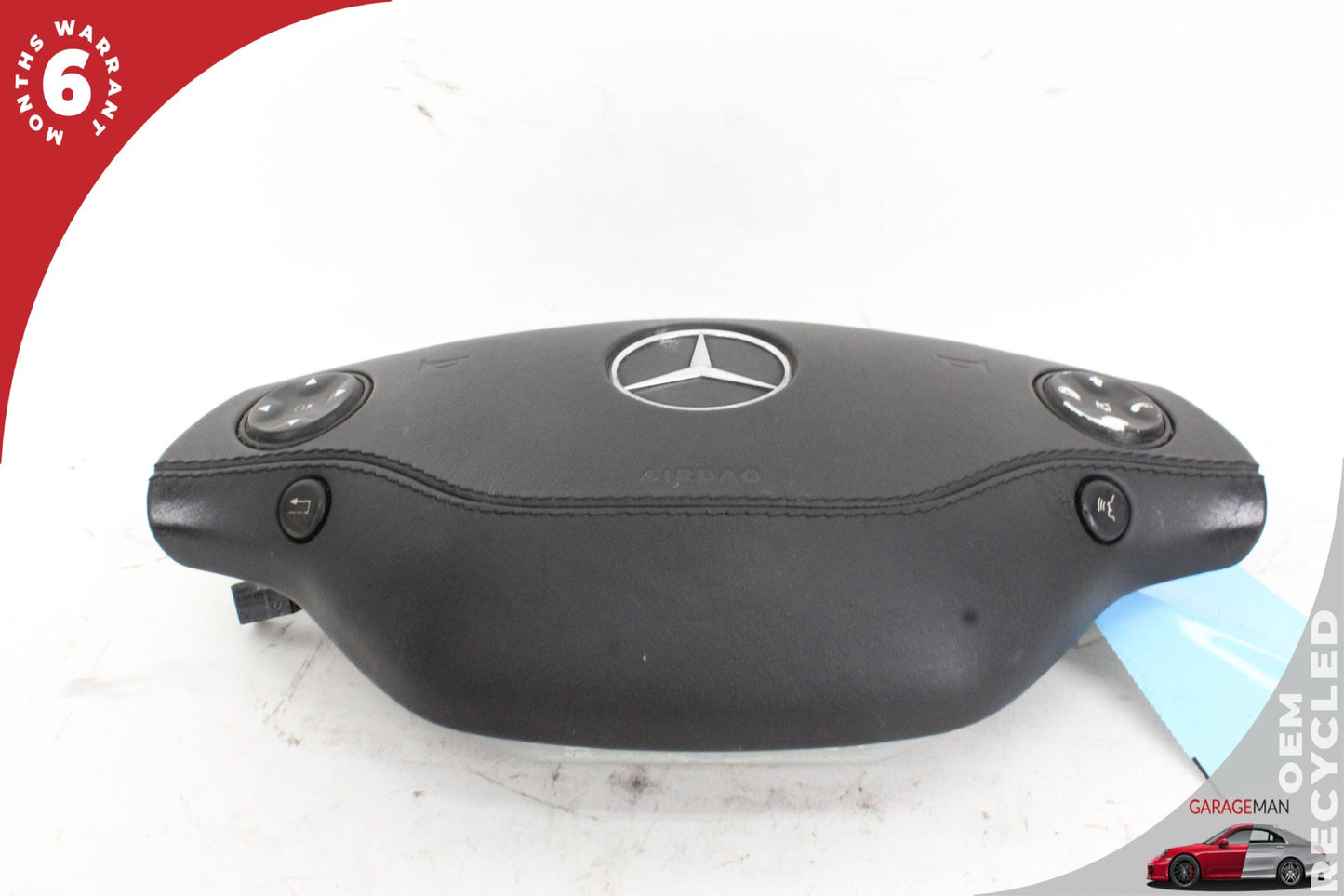 2007-2010 Mercedes W221 S550 Front Left Steering Wheel Airbag Air Bag Black OEM
