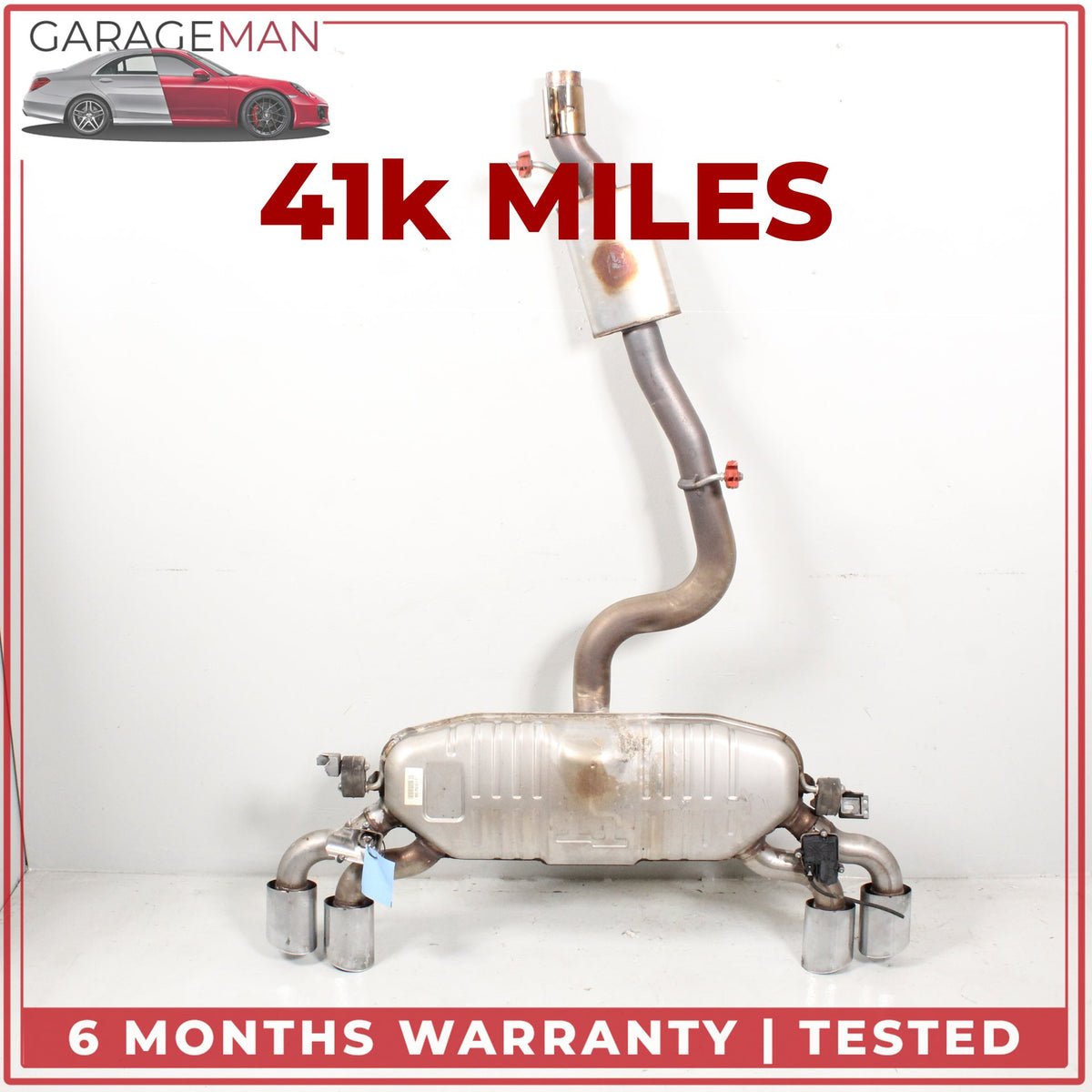 2016-2023 Audi TTS 8S 2.0L Rear Exhaust Muffler Silencer Pipe Tip 8S0253411A OEM