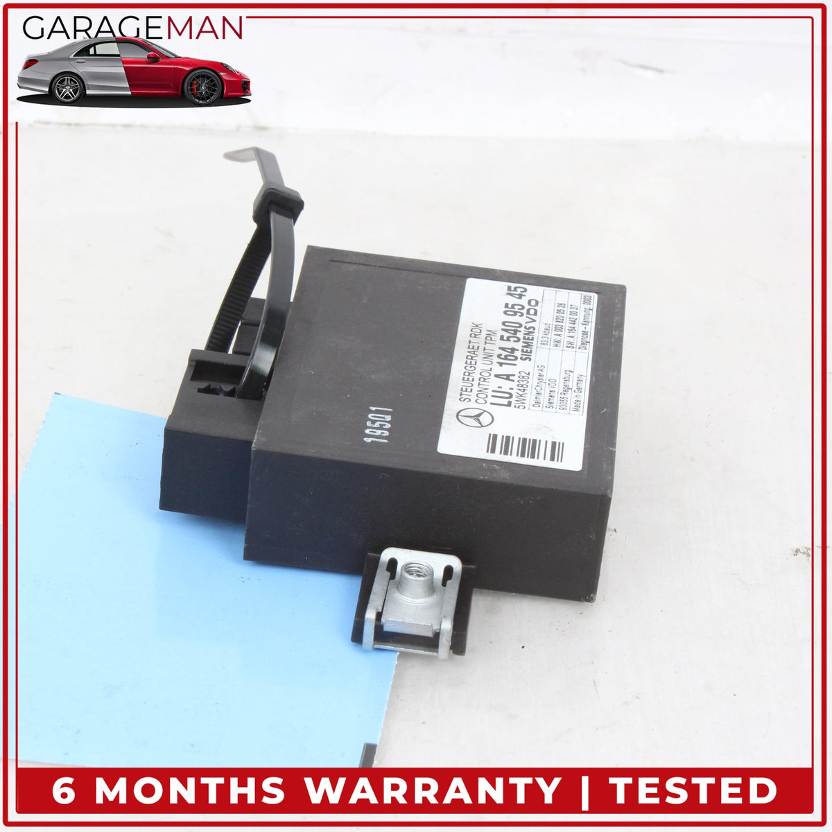 2006-2013 Mercedes R230 SL500 TPMS Tire Pressure Control Module 1645404701 OEM