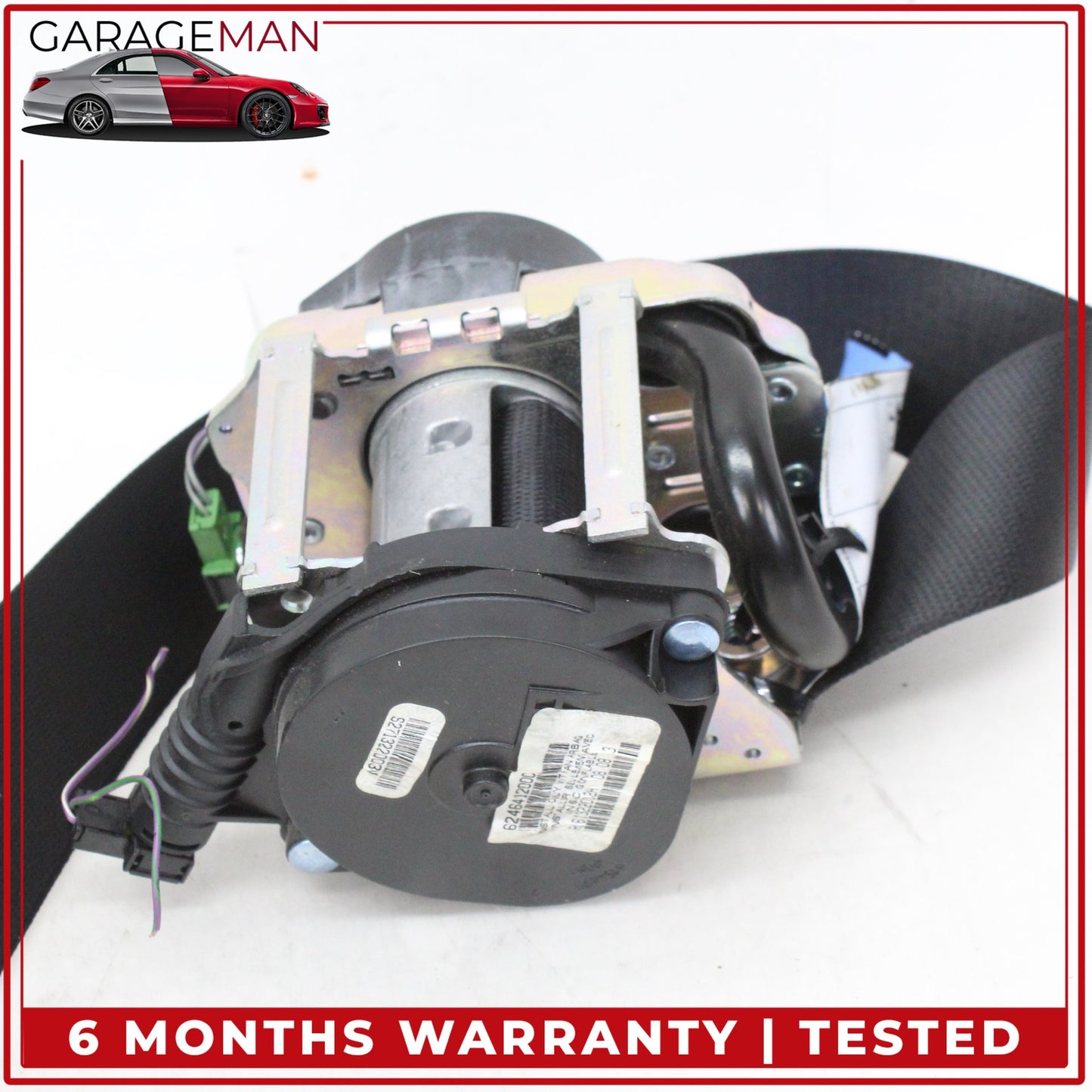 2014-2018 BMW X5 F15 Front Right Side Seat Belt Retractor Black 624641200 OEM