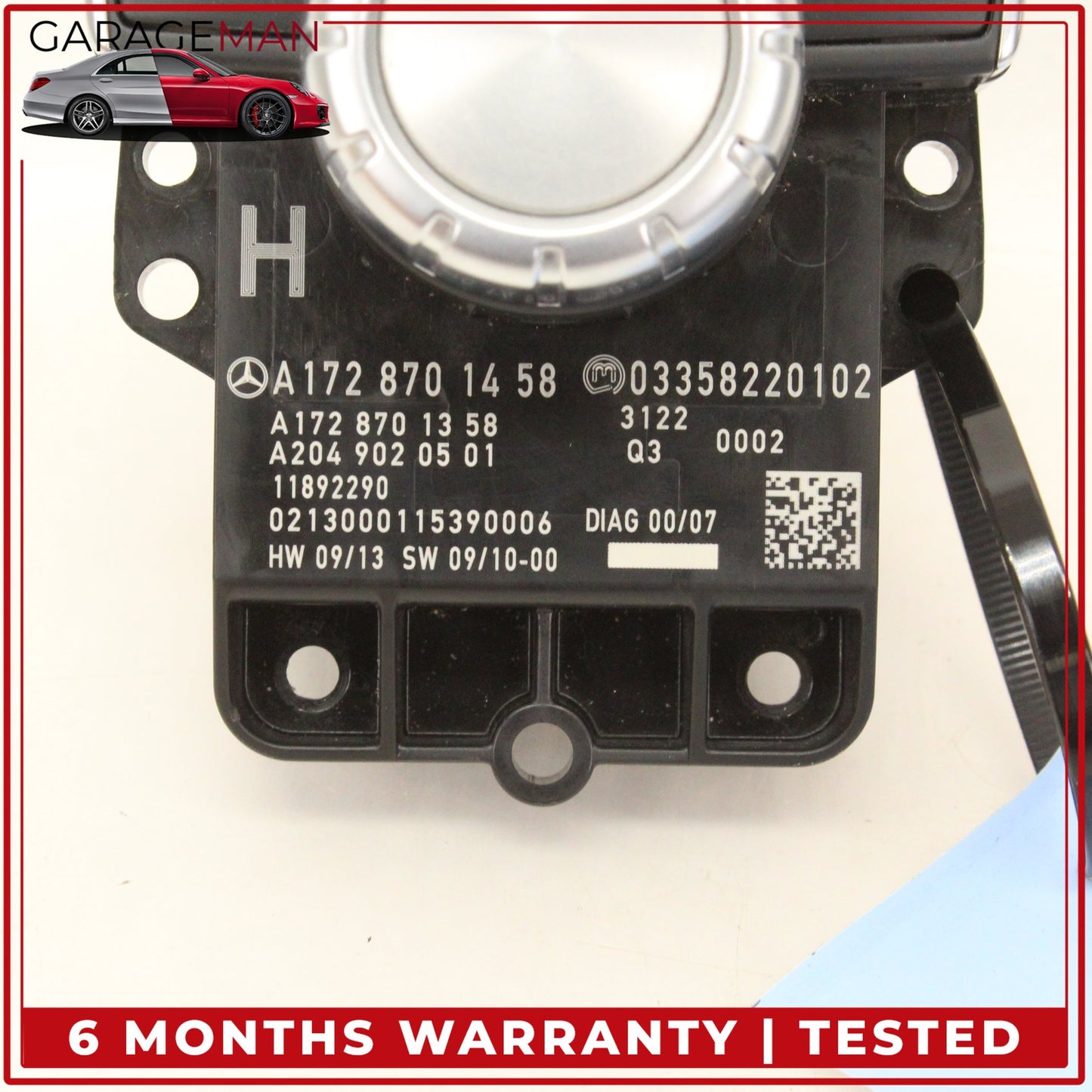 2012-2016 Mercedes W218 CLS550 Multimedia Knob Control Switch 1728701458 OEM