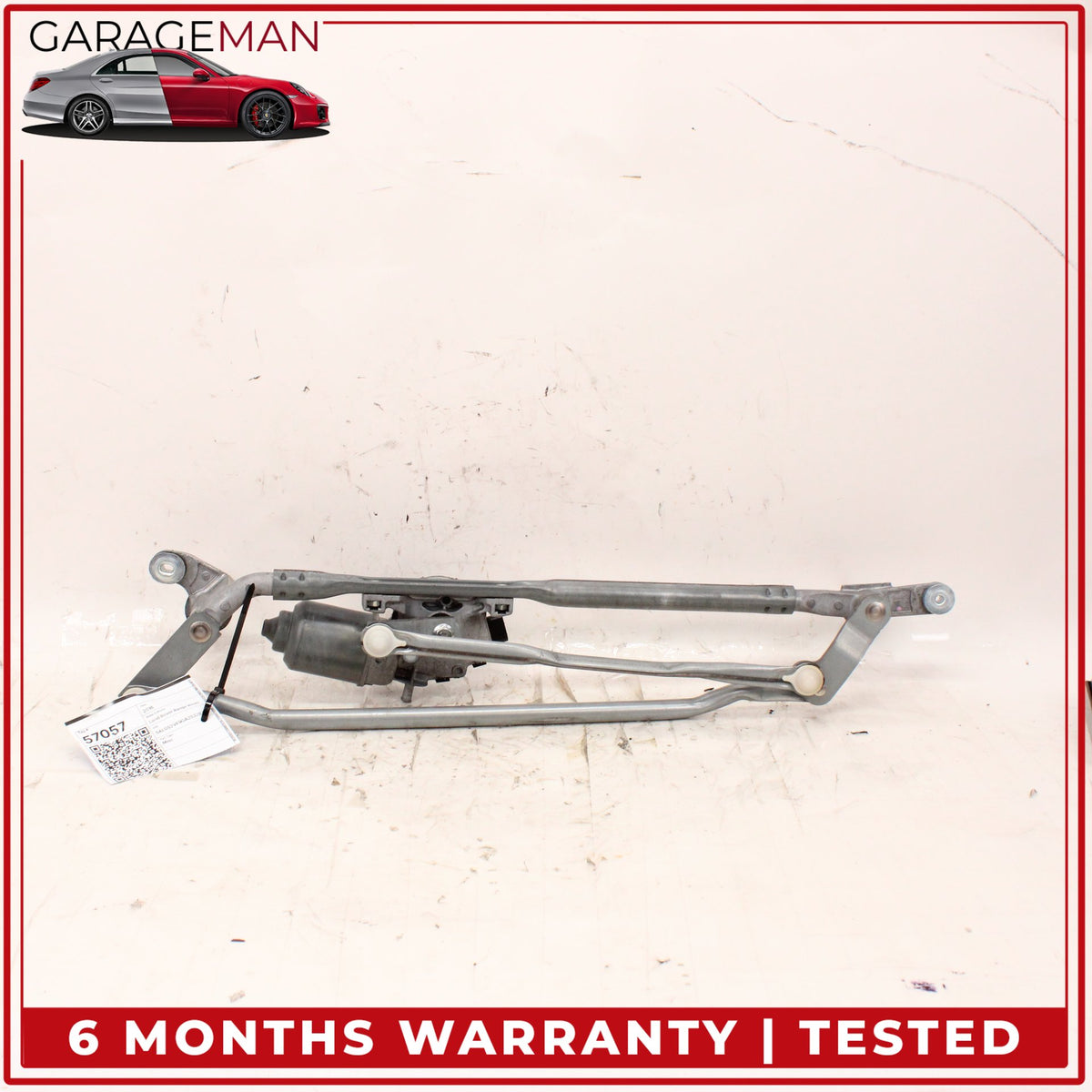 2013-2019 LR Range Rover L405 L494 Front Windshield Wiper Linkage w/ Motor OEM