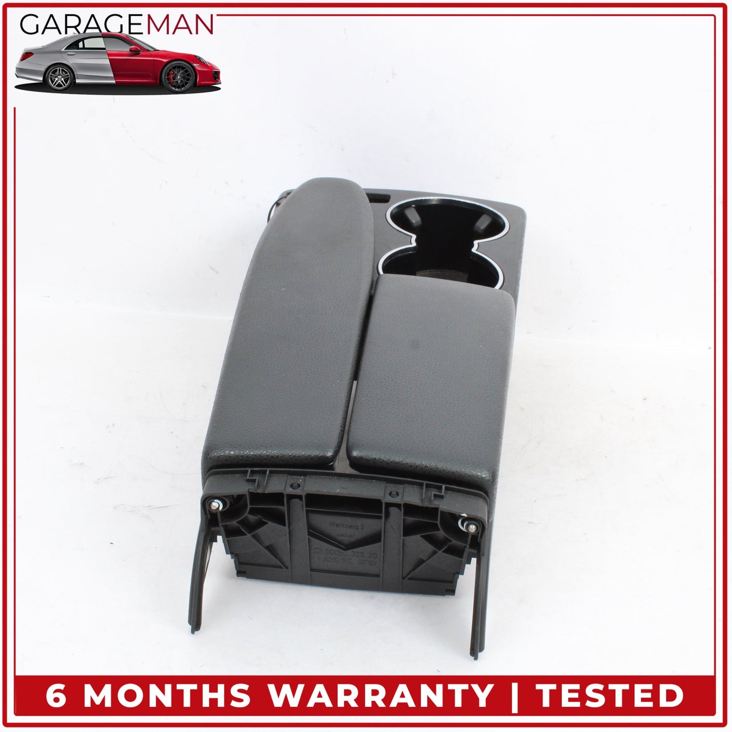 2008-2014 Mercedes W204 C250 Front Center Console Armrest Dual Cup Holder OEM