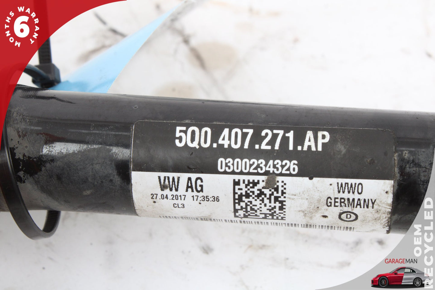2015-2020 Audi A3 S3 AWD Front Left Side Axle Shaft 5Q0407271 OEM