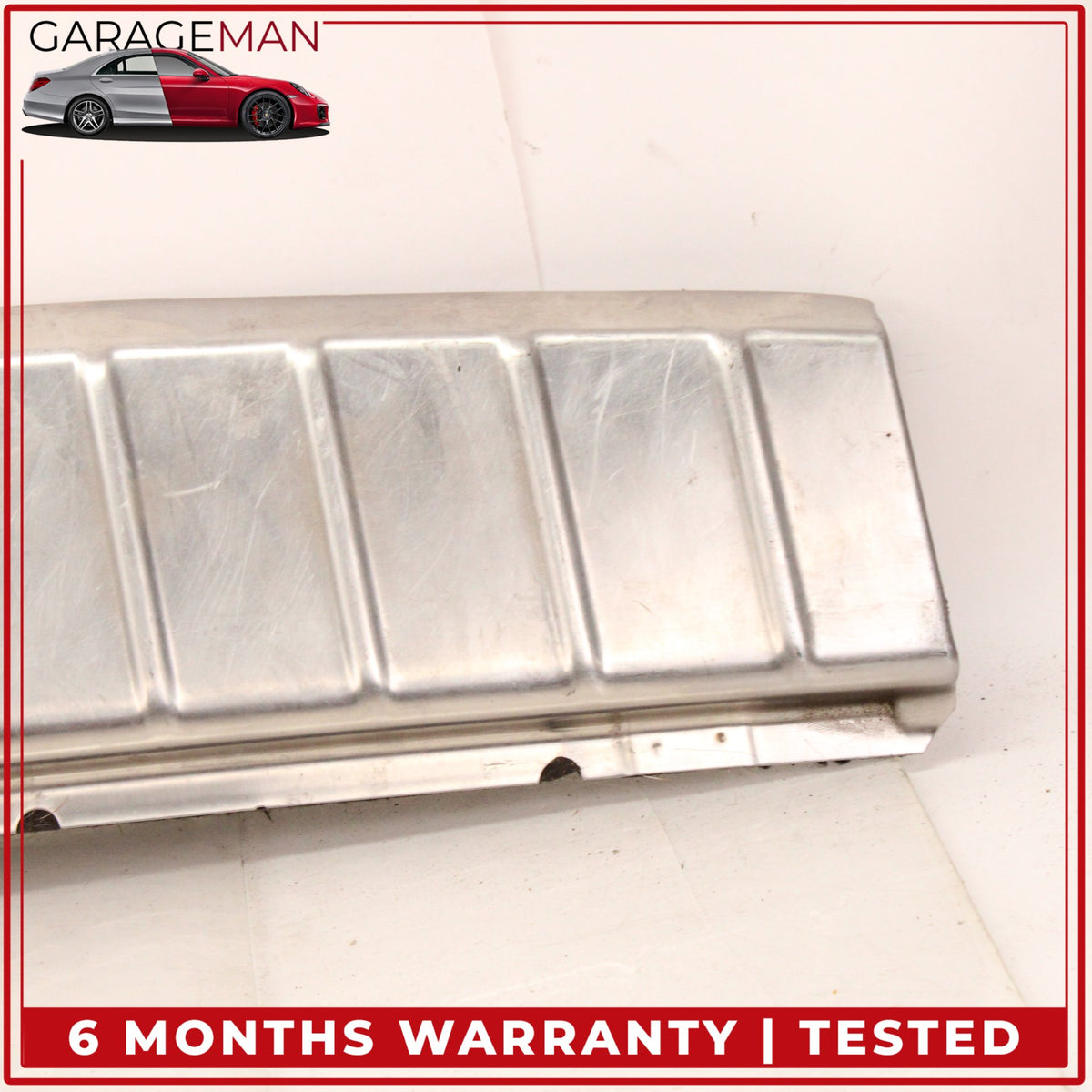 2003-2010 Porsche Cayenne 955 957 Rear Trunk Cargo Sill Scuff Plate Chrome OEM