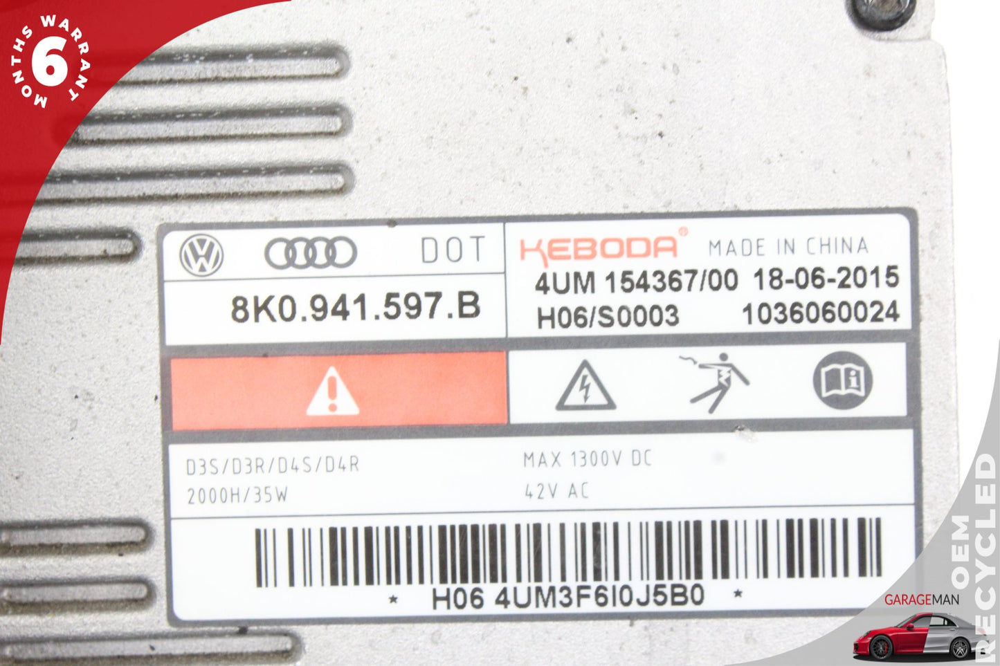 2013-2017 Audi SQ5 8R Left or Right Xenon HID Headlight Light Lamp Module OEM