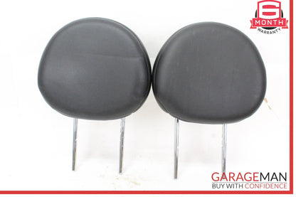 2007-2013 Mini Cooper Front Left and Front Right Side Seat Head Rest Black OEM