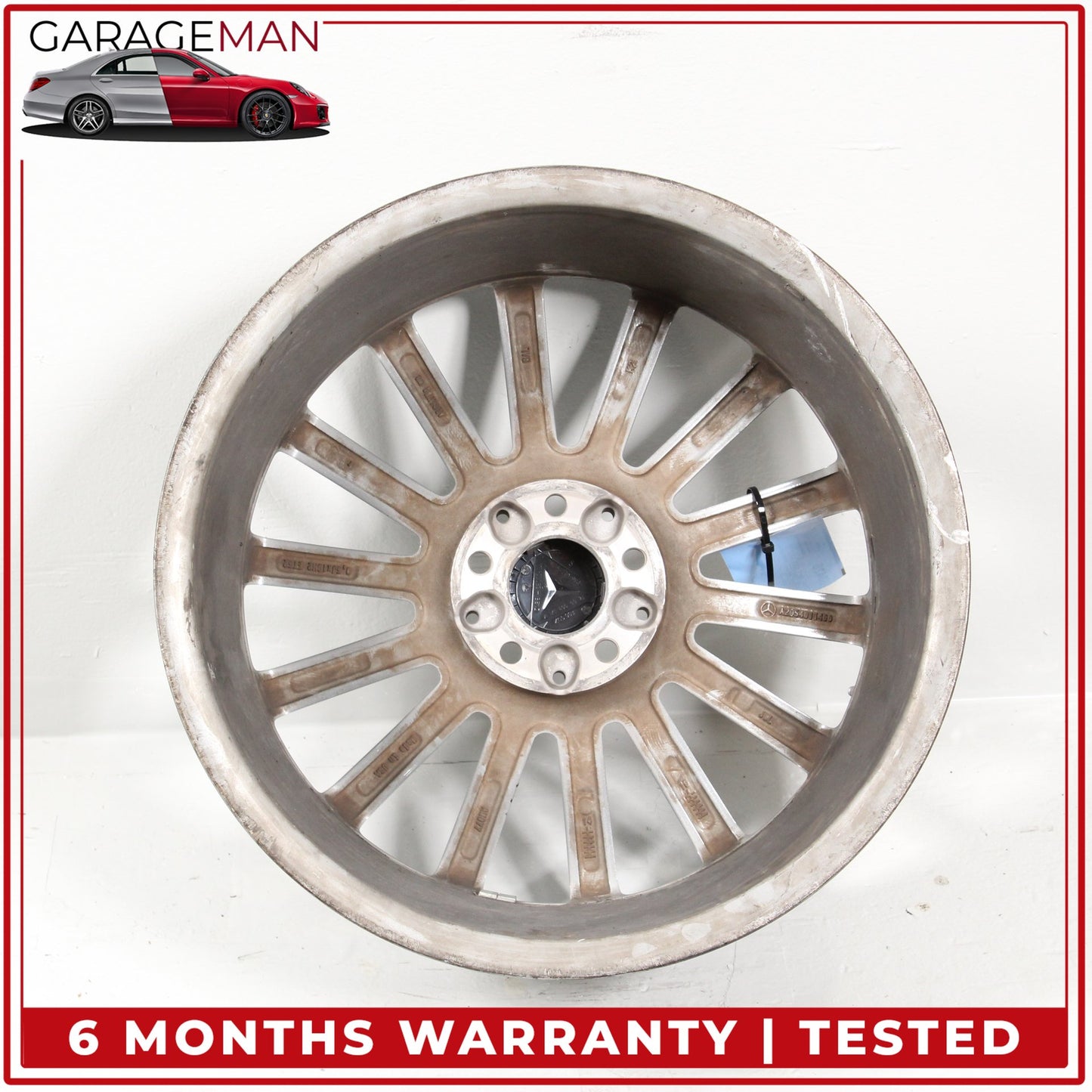2015-2023 Mercedes W205 C300 Rear Side Wheel Rim 8.5JX19 H2 ET52 2054011400 OEM