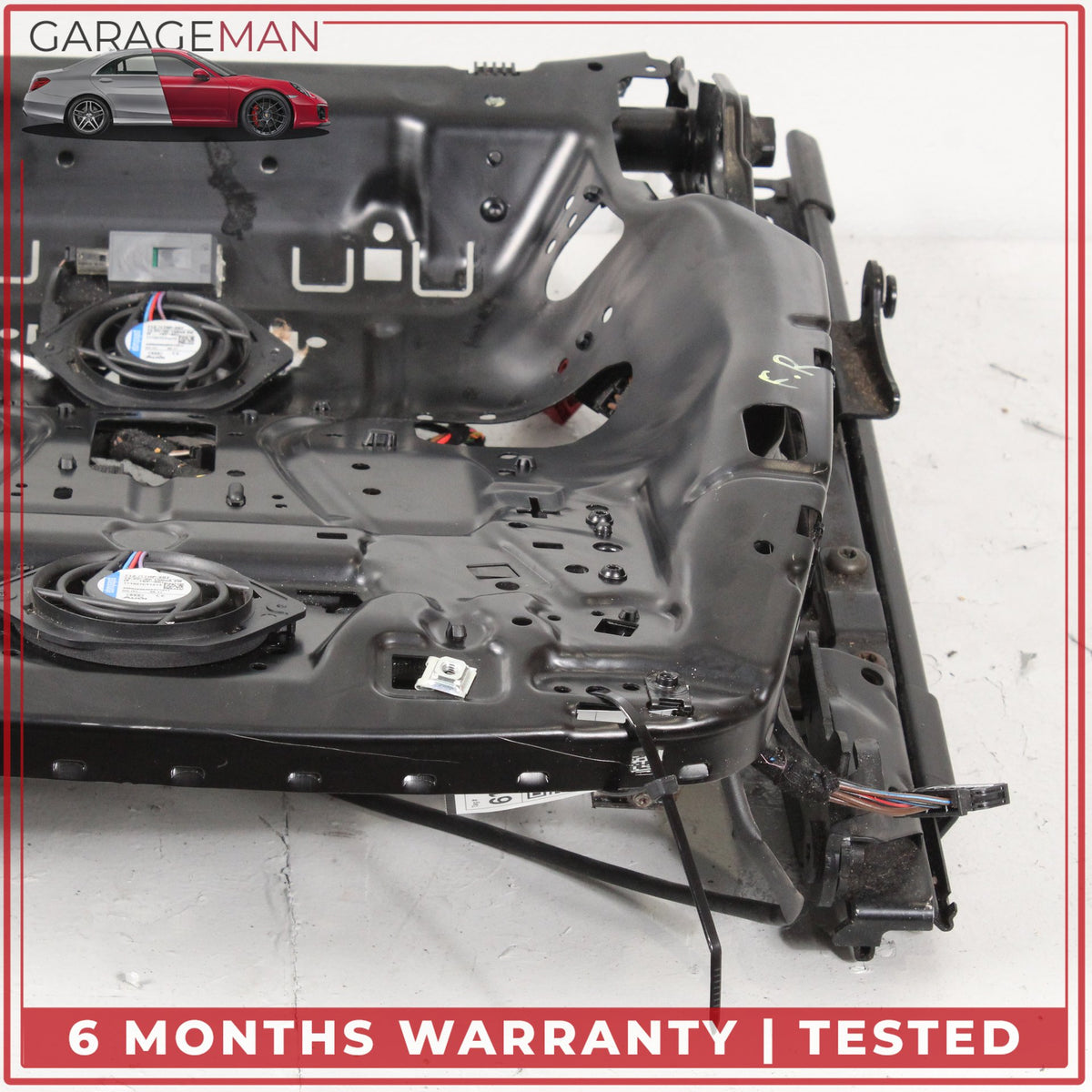 2012-2018 Audi A7 Front Left Driver Side Seat Track Rail Frame w/ Motor OEM