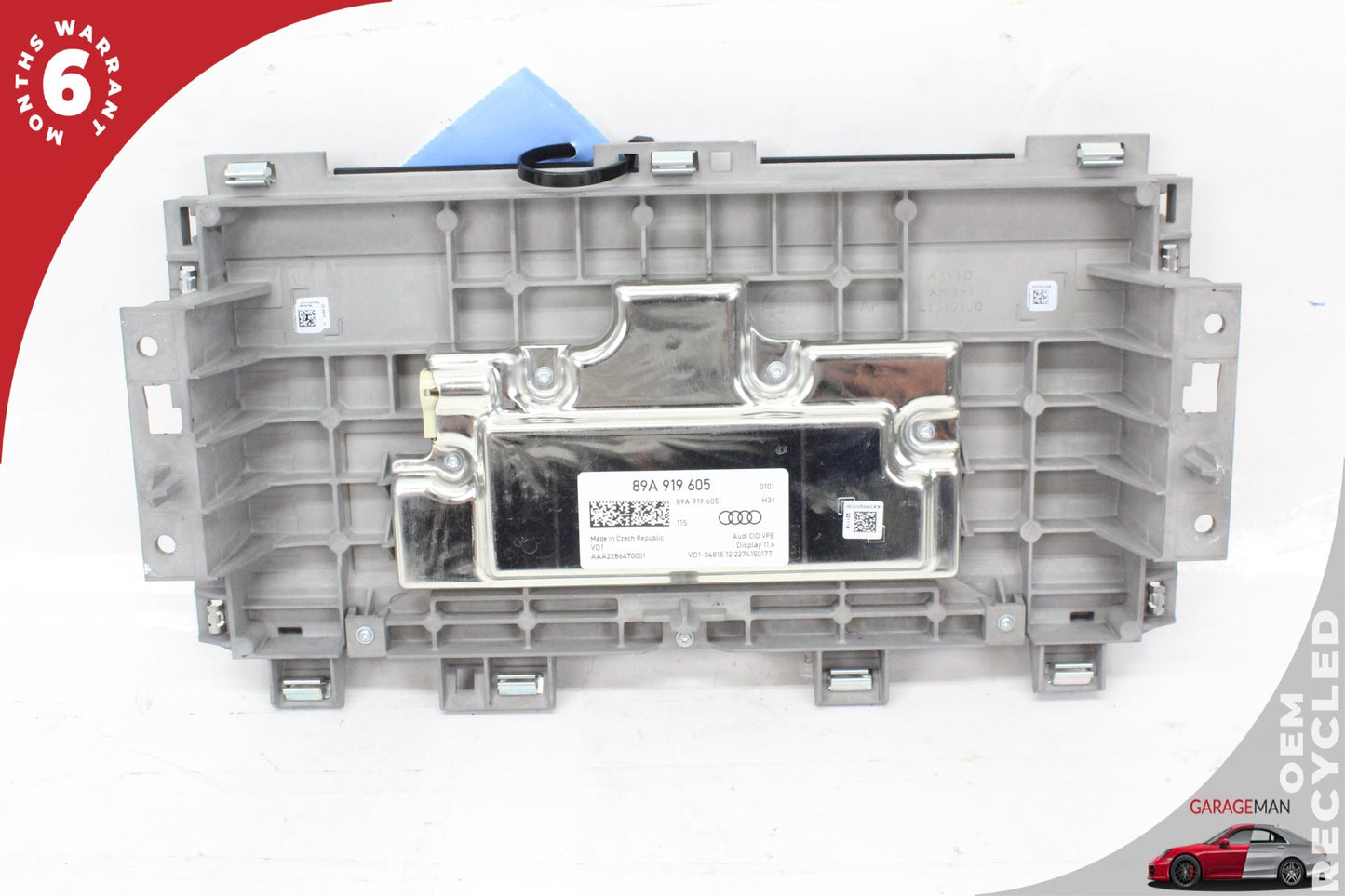 2022-2025 Audi Q4 E-Tron Front Center Dash Display Screen Monitor 89A919605 OEM