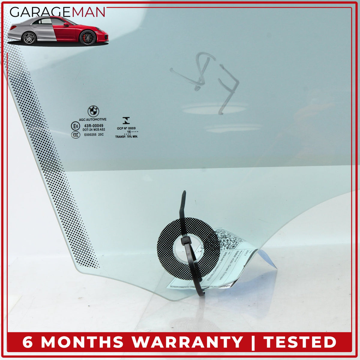 2015-2020 BMW 430i Gran Coupe Front Right Passenger Side Door Window Glass OEM