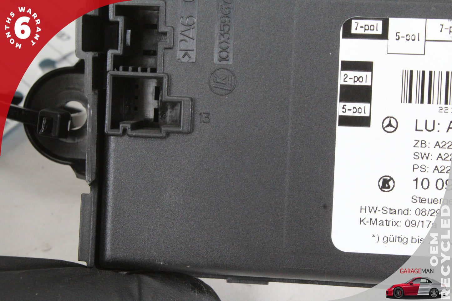 07-13 Mercedes S550 S-Class W221 Right Front Door Control Module 2219007501
