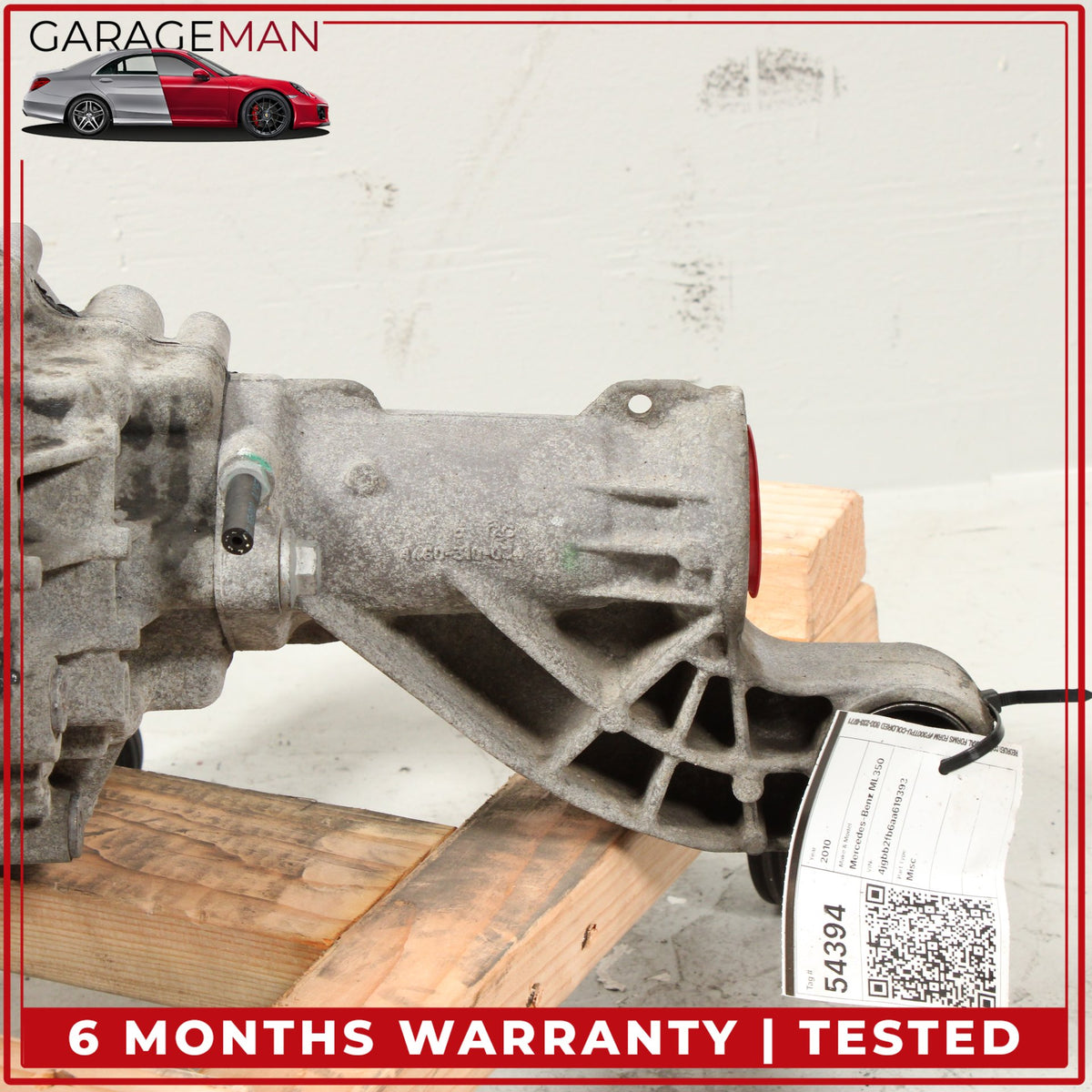 2007-2011 Mercedes W164 ML350 AWD Front Differential Axle Carrier Diff 3.45 OEM