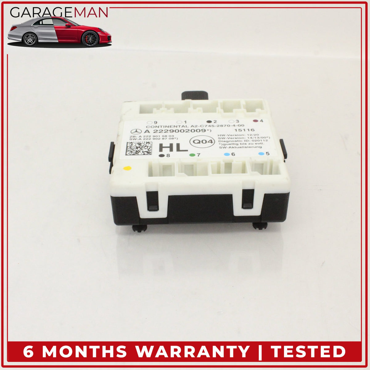 2015-2023 Mercedes-Benz C300 W205 Rear Left Door Control Module OEM