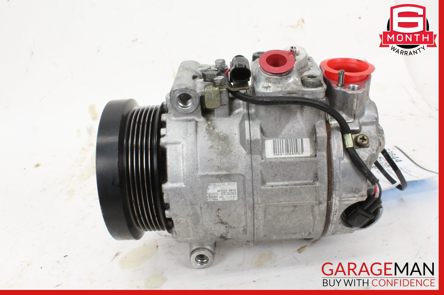 2000-2006 Mercedes W215 CL55 AMG AC A/C Air Conditioning Compressor 0012300011