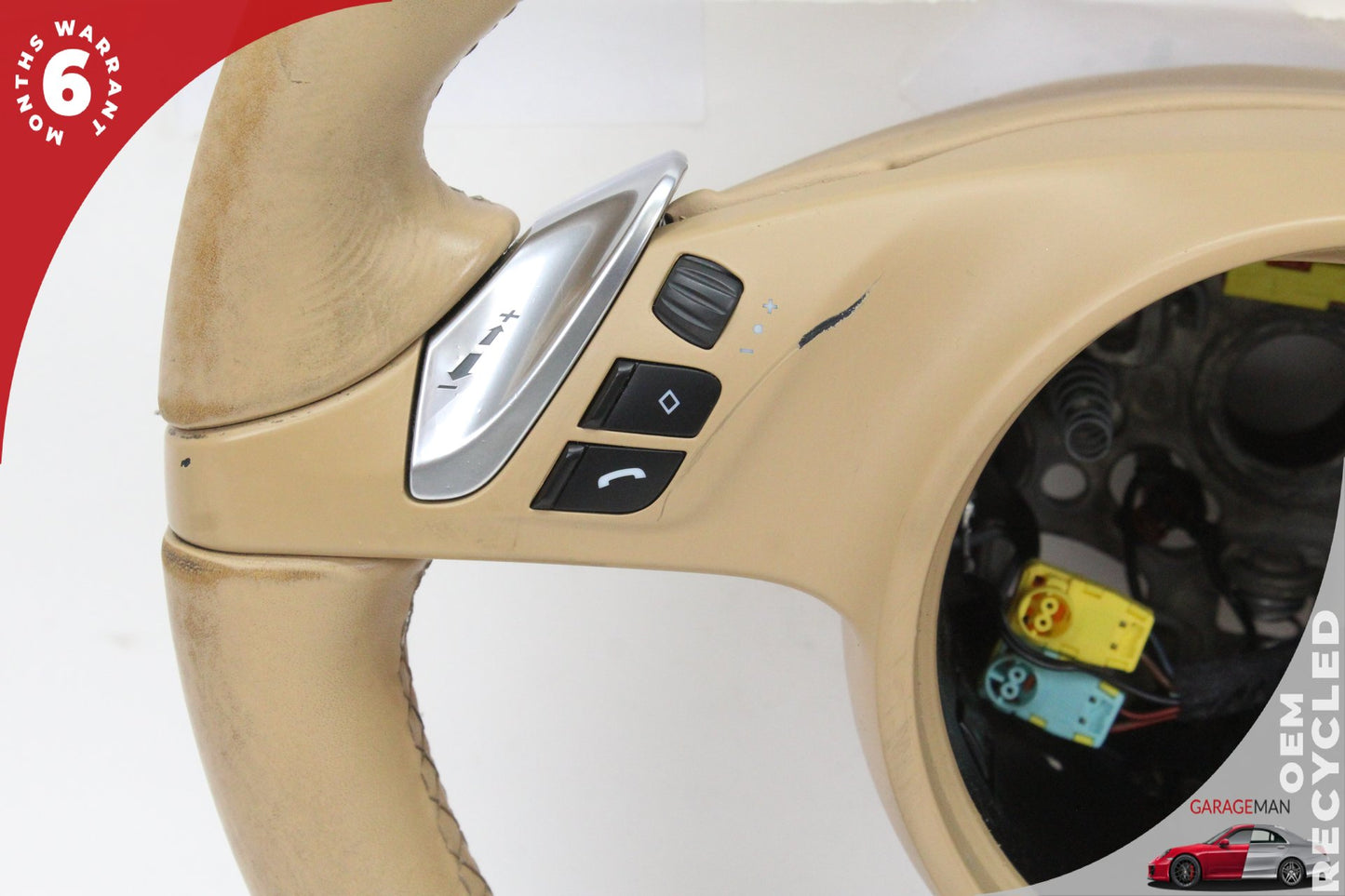 2010-2016 Porsche Panamera 970 Cayenne 958 Steering Wheel Wood 7PP419091AF OEM