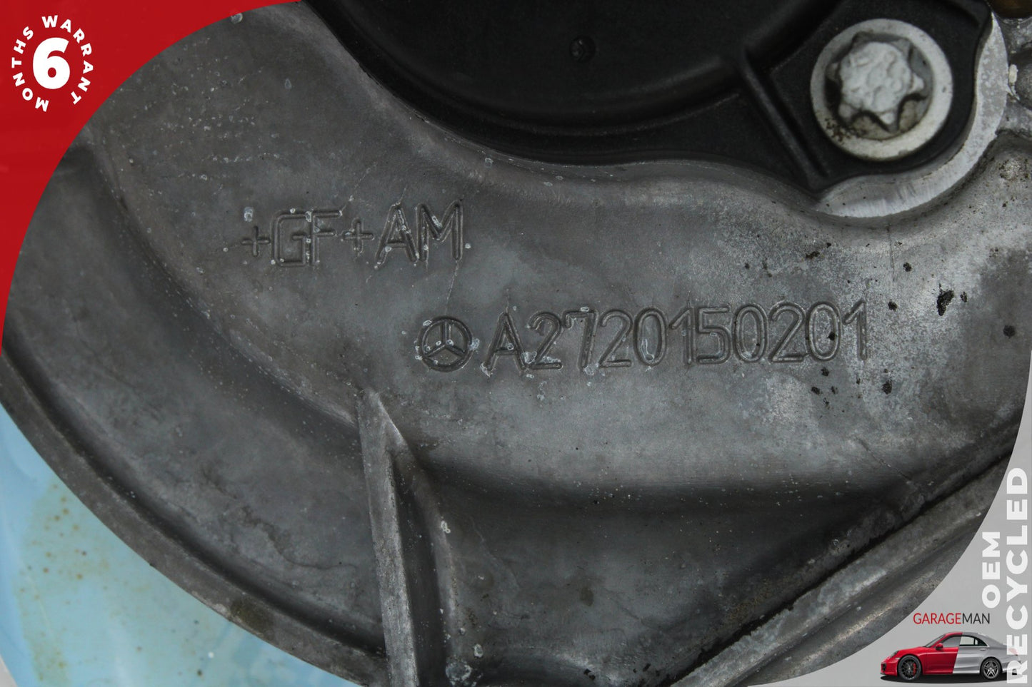2005-2013 Mercedes W221 S550 Front Left Side Engine Timing Chain Cover Plate OEM
