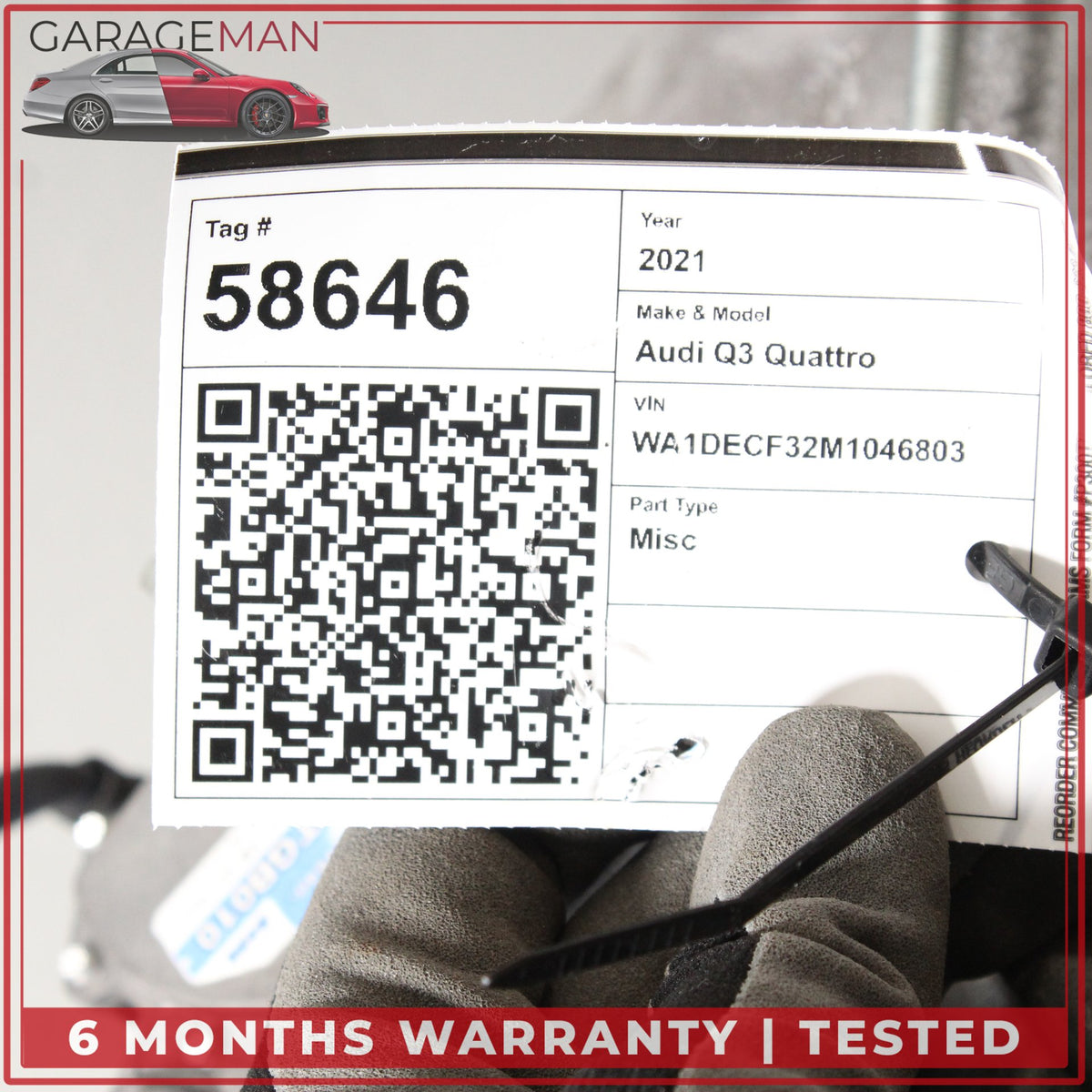 2018-2024 Audi Q3 Volkswagen Tiguan AWD 8 Speed Automatic Transmission OEM 61K