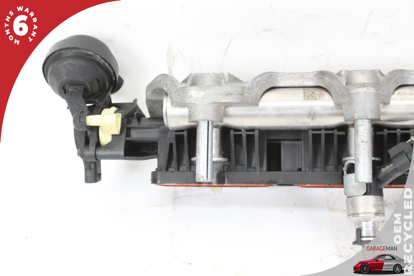 2011-2018 Audi Q7 Porsche Cayenne 958 Right Lower Intake Manifold w/ Bracket OEM