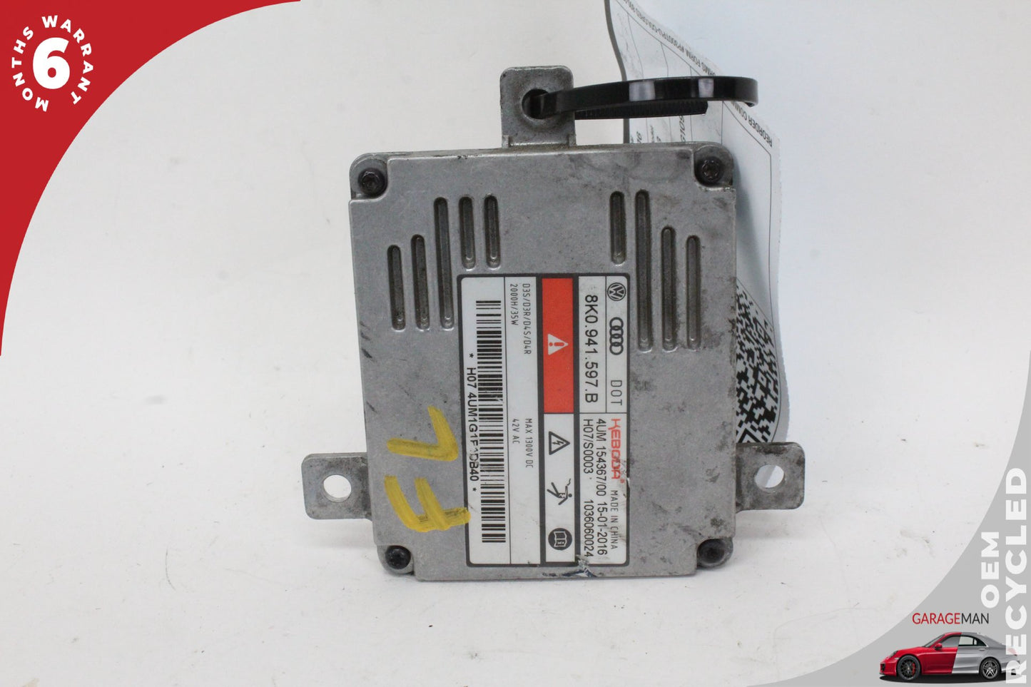 2008-2018 Audi A3 8V Xenon HID Headlight Ballast Control Module 8K0941597B OEM