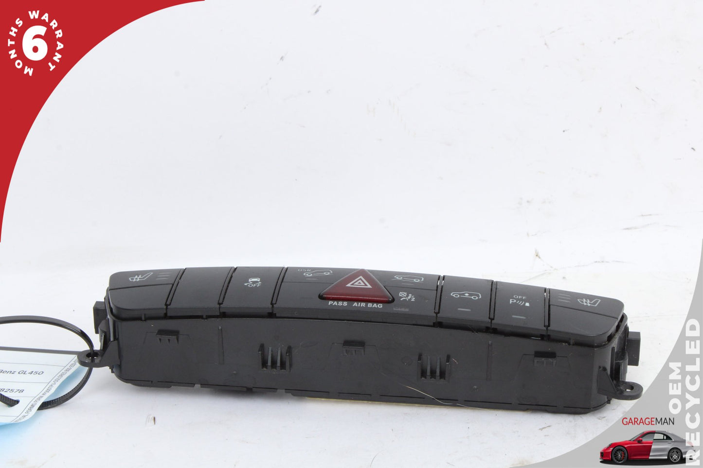 2006-2012 Mercedes X164 GL450 Hazard Switch Control Panel 1649053500 OEM